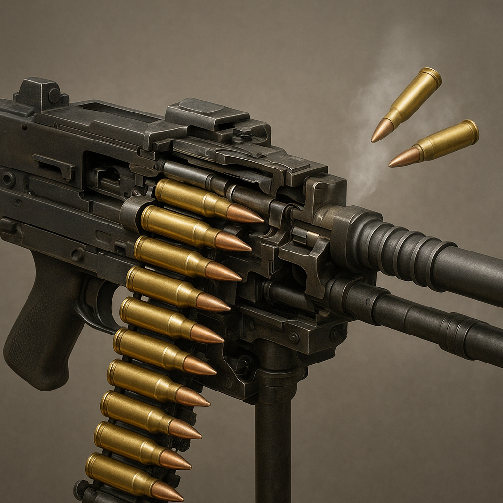 Jak działa karabin maszynowy