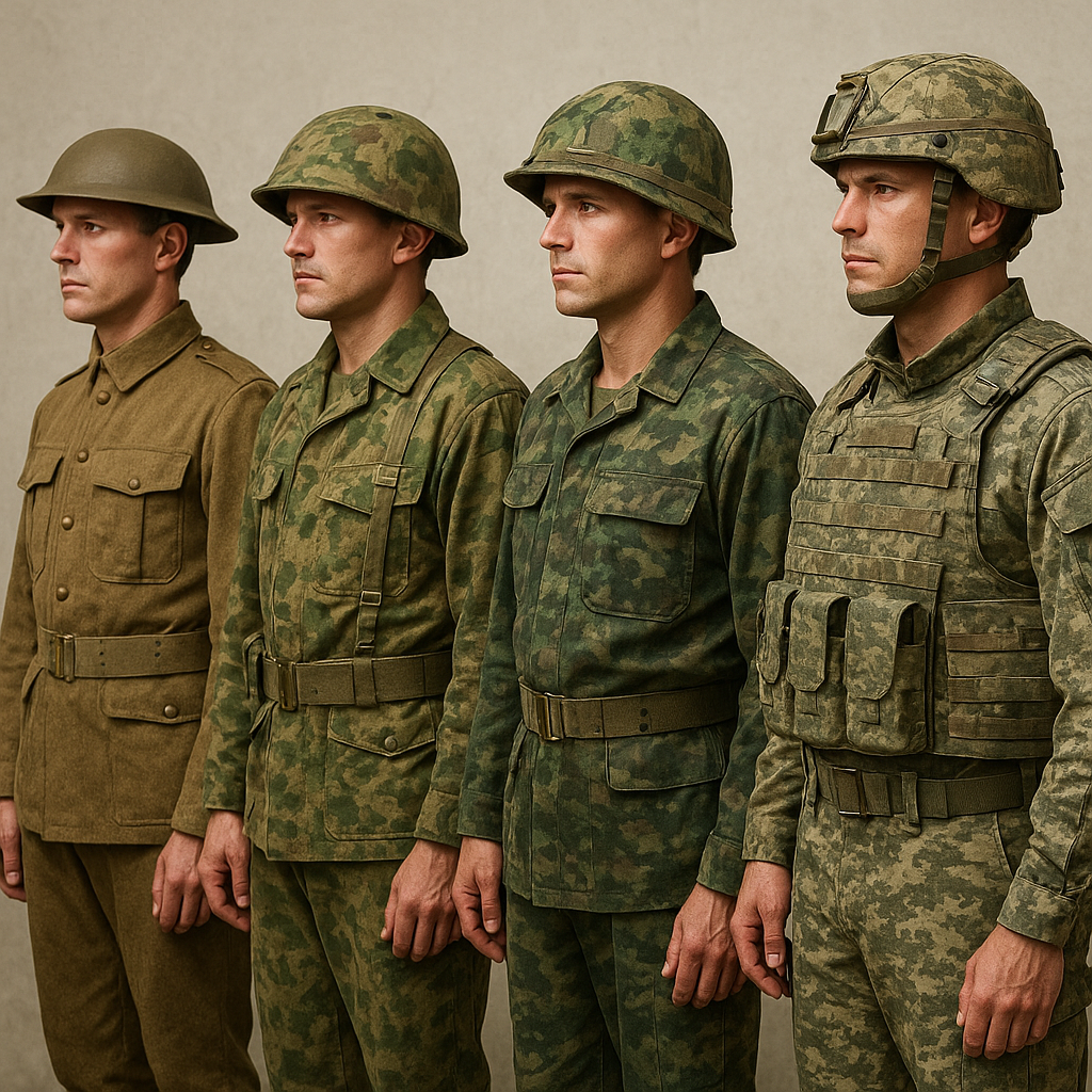 Ewolucja kamuflażu wojskowego