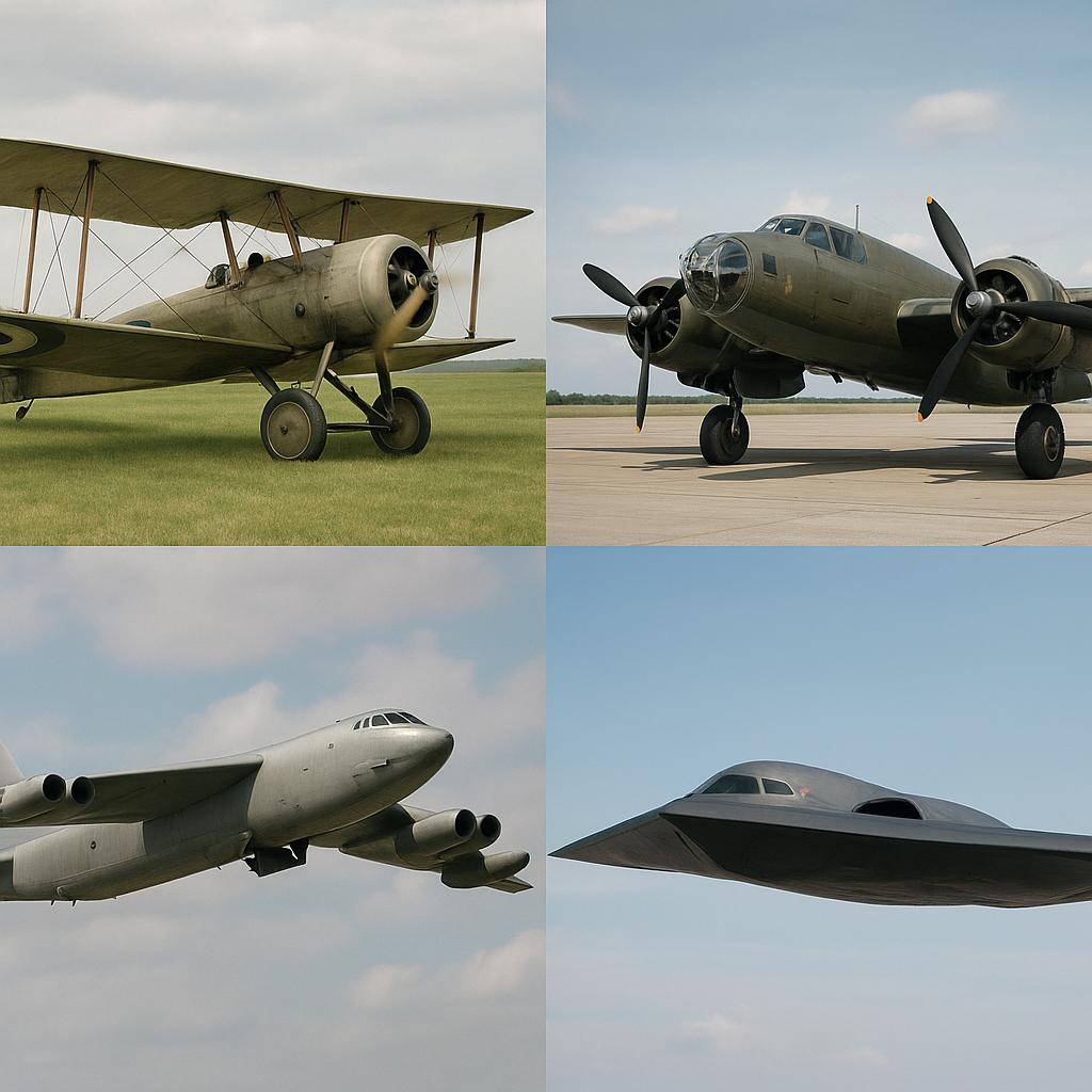 Rozwój samolotów bombowych