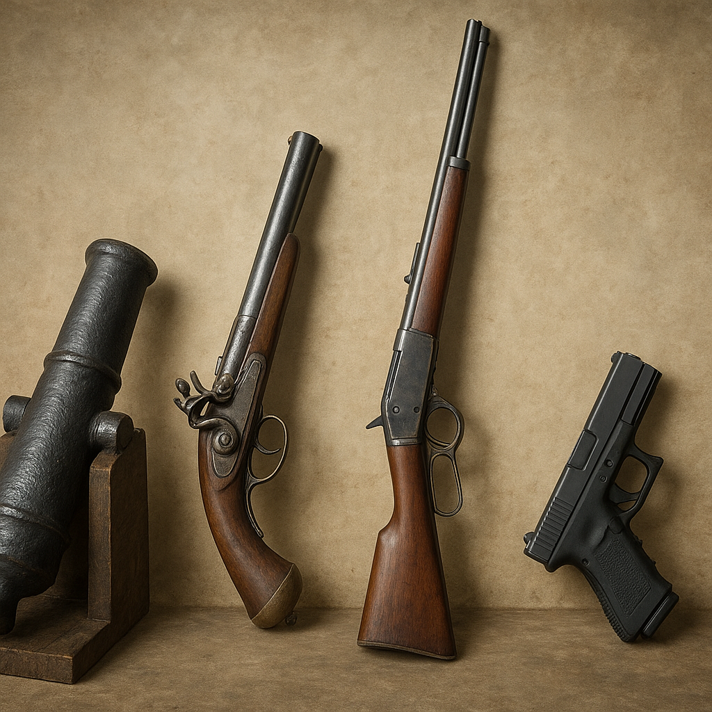 Historia broni palnej od prochu po nowoczesność